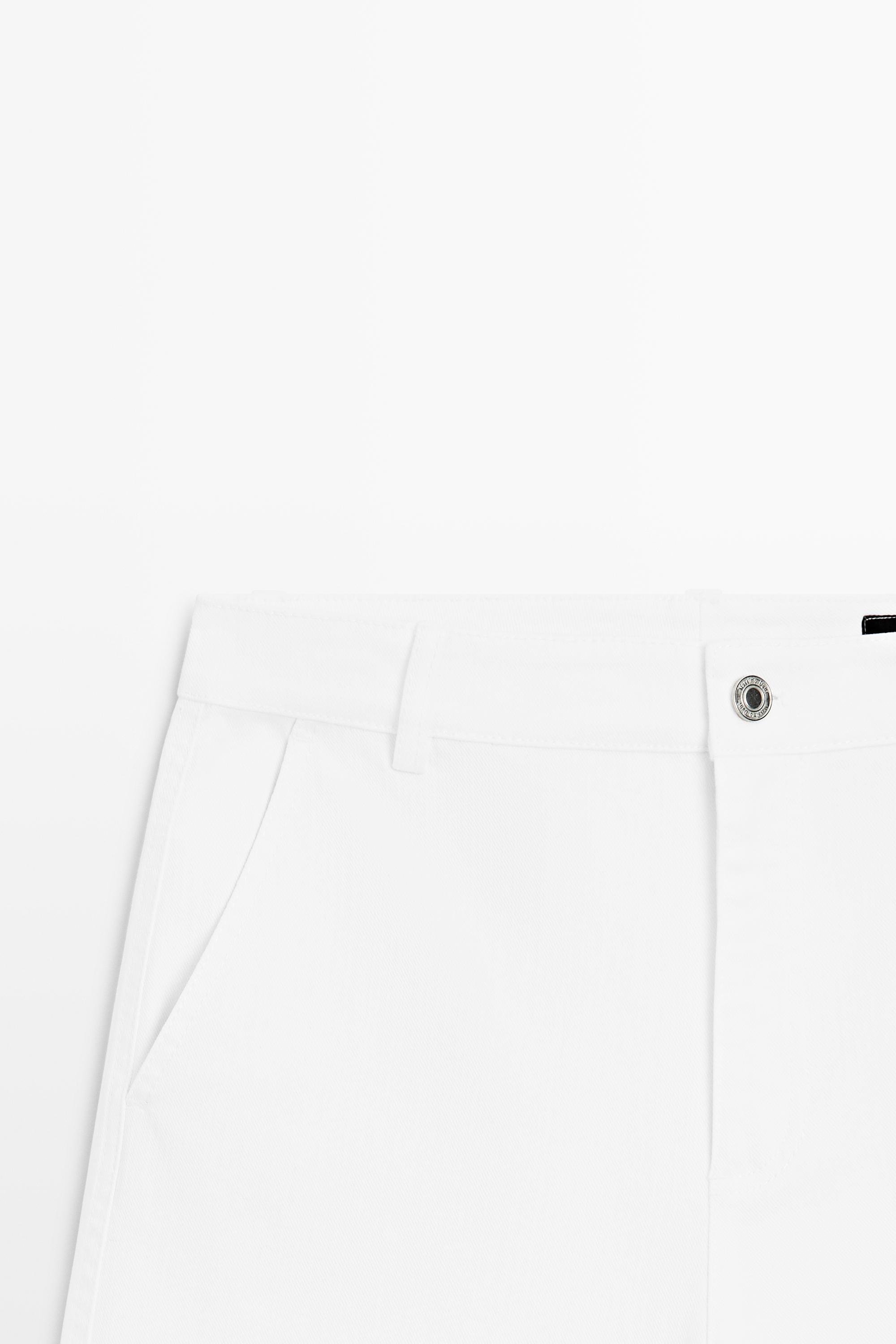 High-waist palazzo jeans
